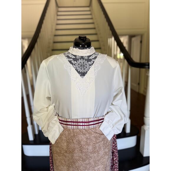 2X-Petite Prairie Pioneer Victorian Costume Reenactment Trek History Bounding - Picture 4 of 11